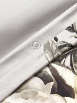 Westwing Collection Funda de almohada de satén de algodón Blossom