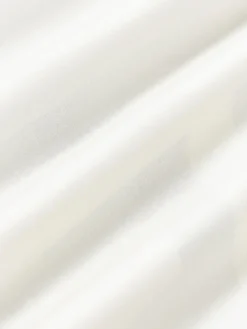 Westwing Collection Funda de almohada de satén a rayas con dobladillo Brendan