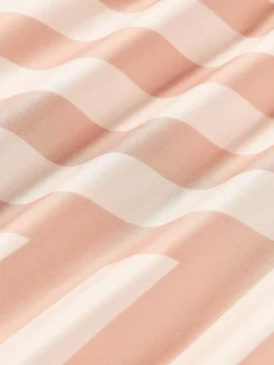 Westwing Collection Funda de almohada de satén a rayas con dobladillo Brendan^ Fundas De Almohadas