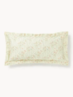 Westwing Collection Funda de almohada de satén estampado Leticia