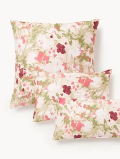 Westwing Collection Funda de almohada de satén estampado Anthea