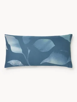 Westwing Collection Funda de almohada de satén estampado Marino^ Fundas De Almohadas|Mantas
