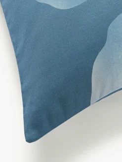 Westwing Collection Funda de almohada de satén estampado Marino^ Fundas De Almohadas|Mantas