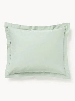 Westwing Collection Funda de almohada de satén estampada Leticia^ Fundas De Almohadas|Mantas