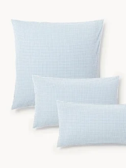 Westwing Collection Funda de almohada de seersucker Davey