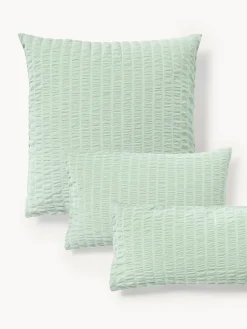 Westwing Collection Funda de almohada de seersucker Esme