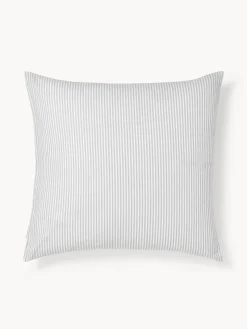 Westwing Collection Funda de almohada doble cara de algodón a rayas Lorena