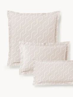 Westwing Collection Funda de almohada en tejido jacquard Aisha