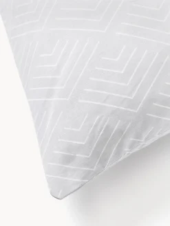 Westwing Collection Funda de almohada estampada de algodón Milano