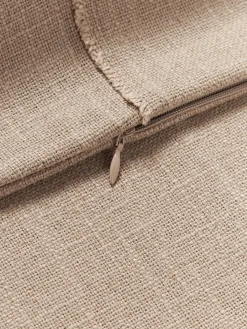 Westwing Collection Funda de cojín artesanal con costura decorativa Terre^ Mantas|Cojines Decorativos