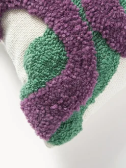 Westwing Collection Funda de cojín artesanal con tejido capitoné Jiri^ Mantas|Cojines Decorativos