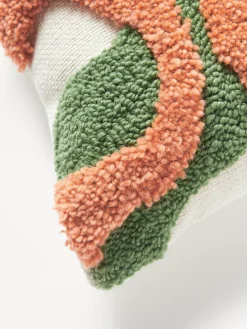 Westwing Collection Funda de cojín artesanal con tejido capitoné Jiri