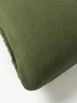 Westwing Collection Funda de cojín artesanal de punto grueso Adyna, 30x50 cm^ Cojines Decorativos|Mantas