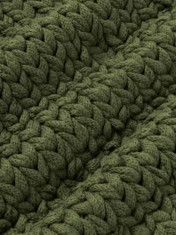 Westwing Collection Funda de cojín artesanal de punto grueso Adyna, 30x50 cm^ Cojines Decorativos|Mantas