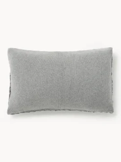 Westwing Collection Funda de cojín artesanal de punto grueso Adyna