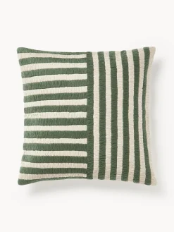 Westwing Collection Funda de cojín artesanal Henry^ Mantas|Cojines Decorativos