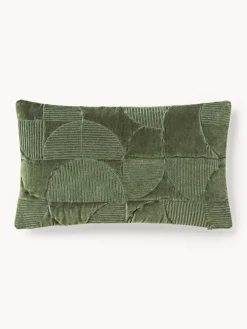 Westwing Collection Funda de cojín bordada con estampado geométrico Verina^ Cojines Decorativos|Cojines Decorativos