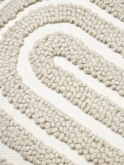 Westwing Collection Funda de cojín bordada de algodón texturizada Vahid