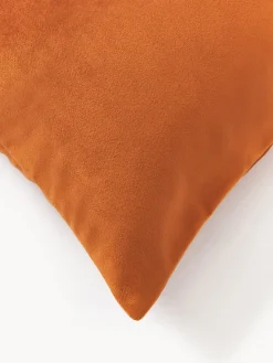 Westwing Collection Funda de cojín bordada de terciopelo Nora