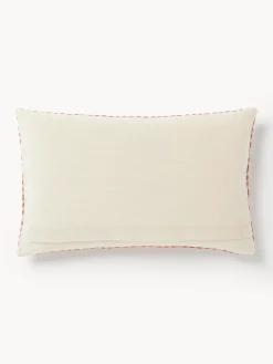 Westwing Collection Funda de cojín con inscripción bordada Whatever^ Mantas|Cojines Decorativos