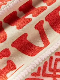 Westwing Collection Funda de cojín con inscripción bordada Whatever^ Mantas|Cojines Decorativos