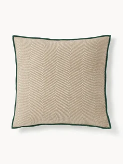 Westwing Collection Funda de cojín con punto espiga Agatha^ Mantas|Cojines Decorativos