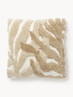 Westwing Collection Funda de cojín de algodón con tejido capitoné Sela^ Mantas|Cojines Decorativos