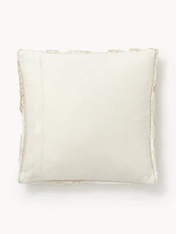 Westwing Collection Funda de cojín de algodón con tejido capitoné Sela^ Mantas|Cojines Decorativos