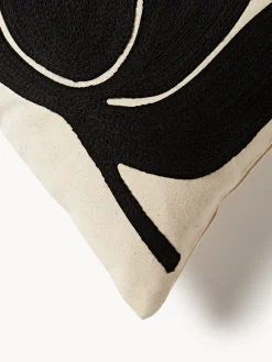 Broste Copenhagen Funda de cojín de algodón con estampado floral Herbert^ Cojines Decorativos|Mantas