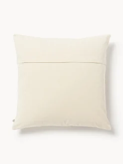 Broste Copenhagen Funda de cojín de algodón con motivo floral Rosita