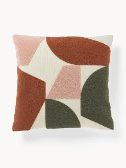 Westwing Collection Funda de cojín de algodón estampado abstracto Nomi