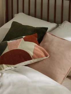 Westwing Collection Funda de cojín de algodón estampado abstracto Nomi