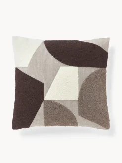 Westwing Collection Funda de cojín de algodón estampado abstracto Nomi