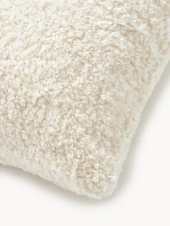 Westwing Collection Funda de cojín de borreguillo Dotty