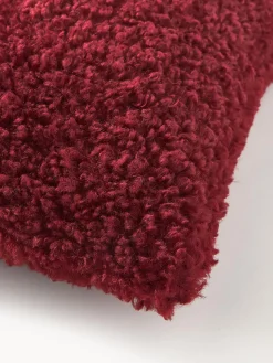 Westwing Collection Funda de cojín de borreguillo Dotty