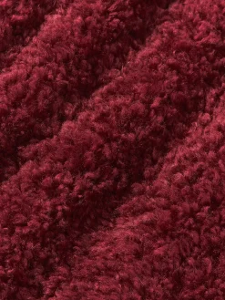 Westwing Collection Funda de cojín de borreguillo Dotty