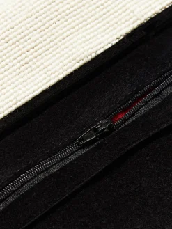 Jonathan Adler Funda de cojín de lana Lips Bitten