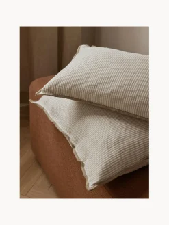 Westwing Collection Funda de cojín de lino Blaine^ Mantas|Cojines Decorativos