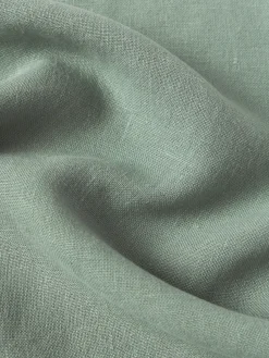 Westwing Collection Funda de cojín de lino con flecos Luana