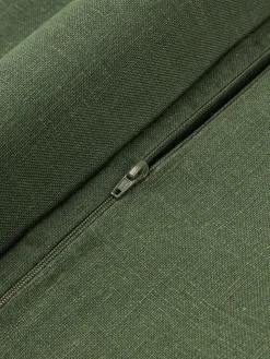 Westwing Collection Funda de cojín de lino con flecos Luana