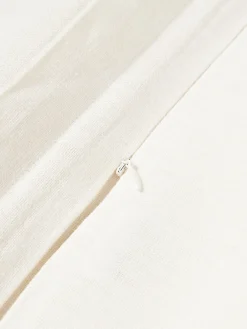 Westwing Collection Funda de cojín de lino con dobladillo elevado Taryn