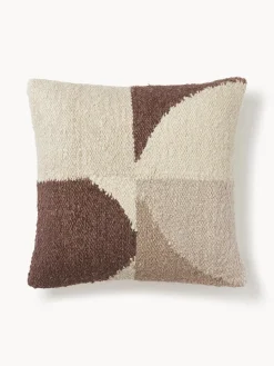 Westwing Collection Funda de cojín de mezcla de seda Jasper^ Mantas|Cojines Decorativos