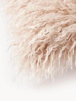 Westwing Collection Funda de cojín de pelo sintético rizado Morten^ Mantas|Cojines Decorativos