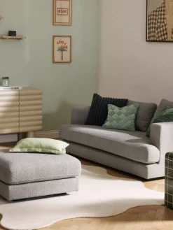 Westwing Collection Funda de cojín de piel sintética Lovey^ Cojines Decorativos|Mantas