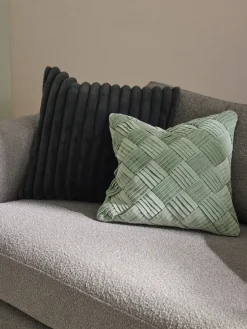 Westwing Collection Funda de cojín de piel sintética Lovey^ Cojines Decorativos|Mantas