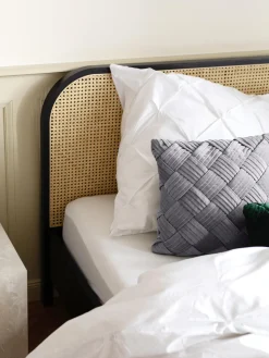 Westwing Collection Funda de cojín de terciopelo texturizada Sina^ Cojines Decorativos|Mantas