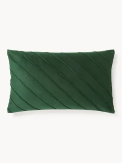 Westwing Collection Funda de cojín de terciopelo texturizada Leyla