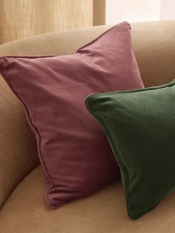 Westwing Collection Funda de cojín de terciopelo Dana^ Mantas|Cojines Decorativos