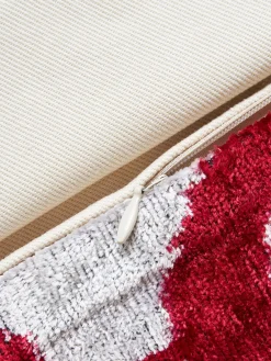 Les Ottomans Funda de cojín de terciopelo con estampado abstracto Velvety^ Cojines Decorativos|Mantas