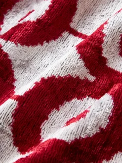 Les Ottomans Funda de cojín de terciopelo con estampado abstracto Velvety^ Cojines Decorativos|Mantas